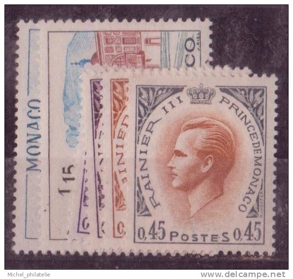 MONACO N°772/778* NEUF AVEC CHARNIERE - Autres & Non Classés