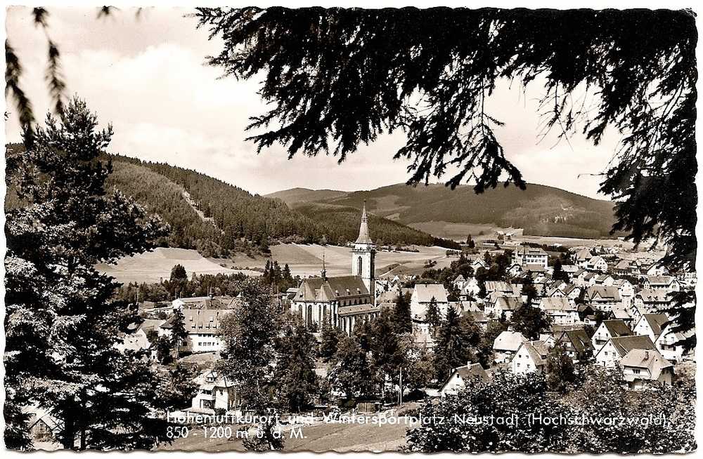 D - BW - Hohenluftkurort Und Wintersportplatz Neustadt (Hochschwarzwald) 850 - 1200 M ü. D. M. (gelaufen 1962) [Titisee] - Titisee-Neustadt