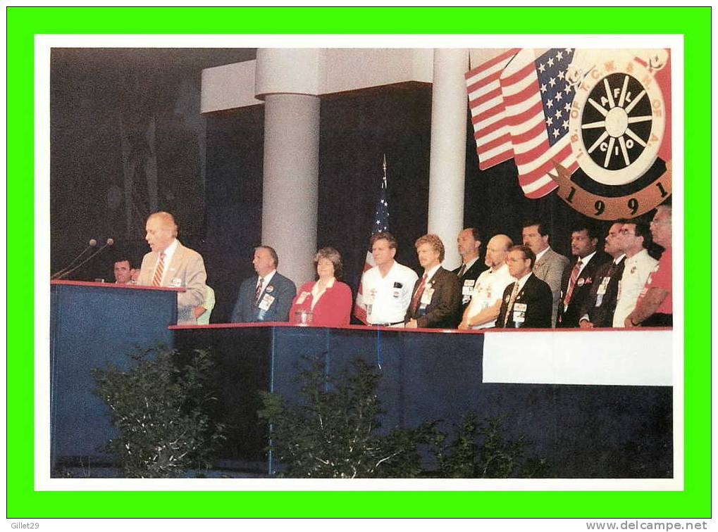 SYNDICATS - LABOR UNION - 24th INTERNATIONAL CONVENTION MOTHERHOOD OF TEAMSTER - RON CAREY SLATE OF 1991 - - Sindacati
