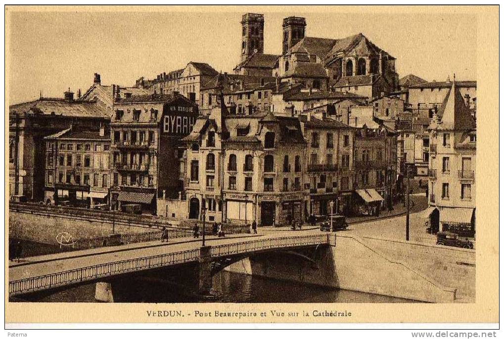 VERDUN, Puente Y Catedral,  ( Francia), Postal, Post Card, Postkarte - Verdun
