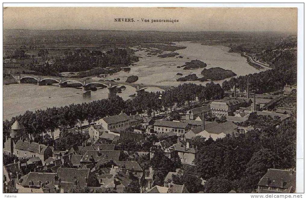 NEVERS,  Vista De La Ciudad, (Francia), Postal, Post Card, Postkarte - Nevers