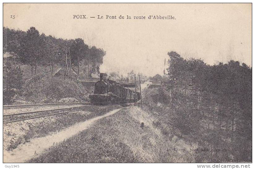 Poix : Le Pont De La Route D'Abbeville - Poix-de-Picardie