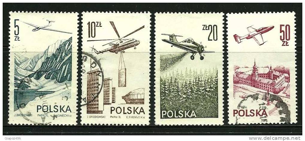 ● POLONIA 1976 / 78 - Posta Aerea  - N. 2437 . . . Usati - Cat. ? € - Lotto N. 939 - Used Stamps