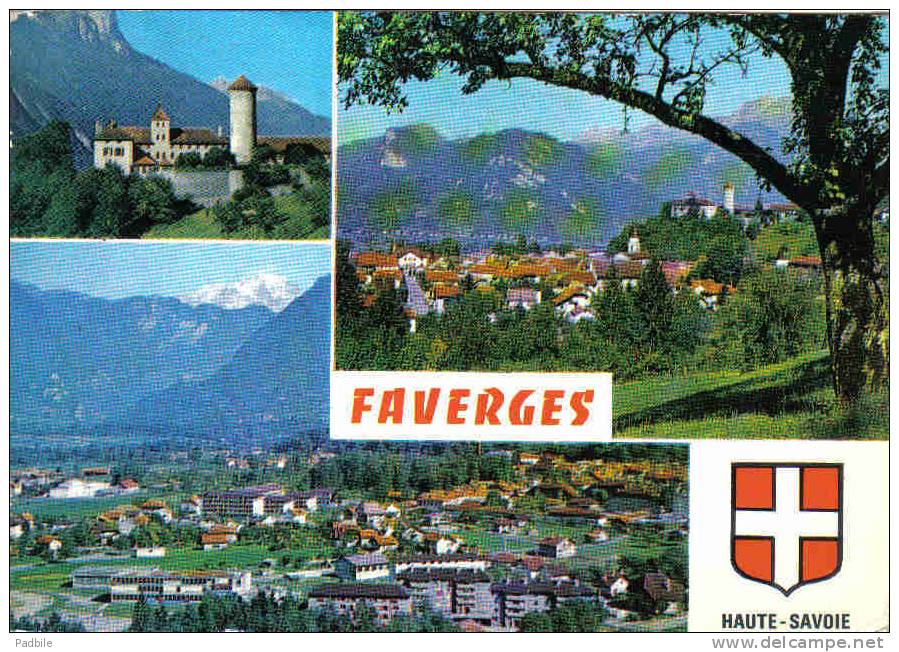 Carte Postale 74 - Faverges - Vue Générale Et Le Mont Charvin Trés Beau Plan - Faverges