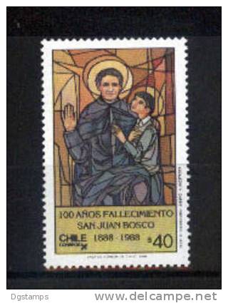 Chile 1988 YT833 ** Centenario Del Fallecimiento De San Juan Bosco - Glas & Fenster