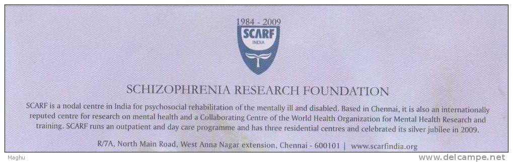India 2010, SCARF, Mental Disorder, Health, Disease, Rehabilitation, Research, Handicap, Collab.  Of WHO, Computer - OMS
