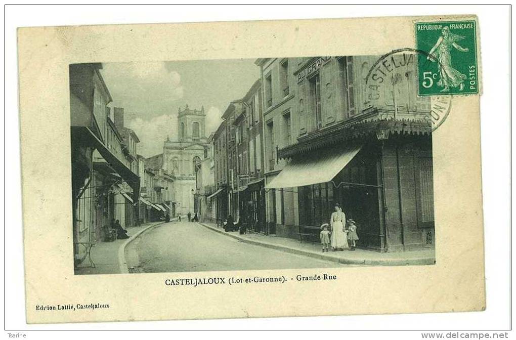 47 - Grande Rue à CASTELJALOUX - Casteljaloux