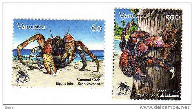 Vanuatu / Animals / Crabs - Vanuatu (1980-...)