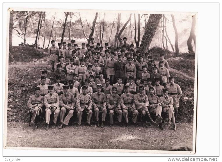 MIL Photo 16.5x22.5, Infanterie Coloniale? Groupe, Officiers, Régiment, Photo Jauson Toulon *** A IDENTIFIER *** - Guerre, Militaire