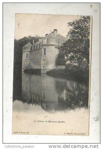 Cp, 72, Malicorne, Le Château, Voyagée 1905 - Malicorne Sur Sarthe