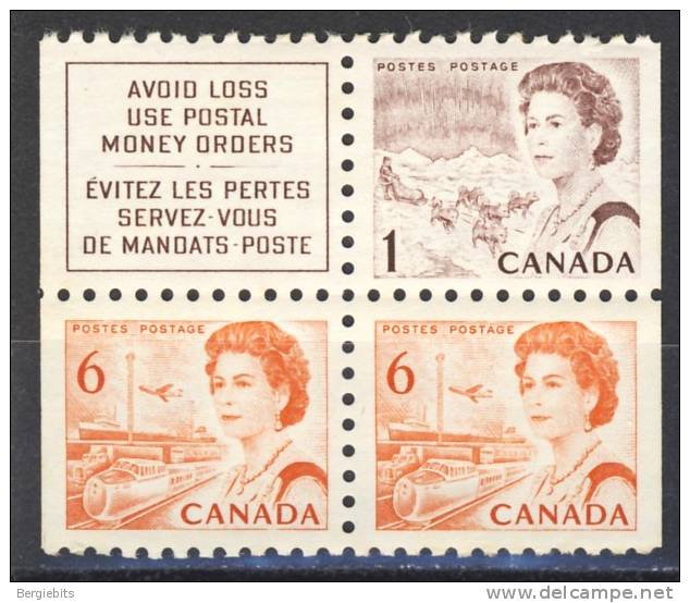 1967 Canada   Block  Of  4  " Block Of 4 Out Of Booklet "   All MNH - Blocks & Sheetlets