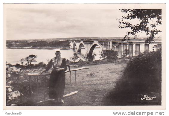 FINISTERE.DE BREST A PLOUGASTEL.LE PONT A L EMBOUCHURE DE L ELORN 1042 METRES - Le Conquet