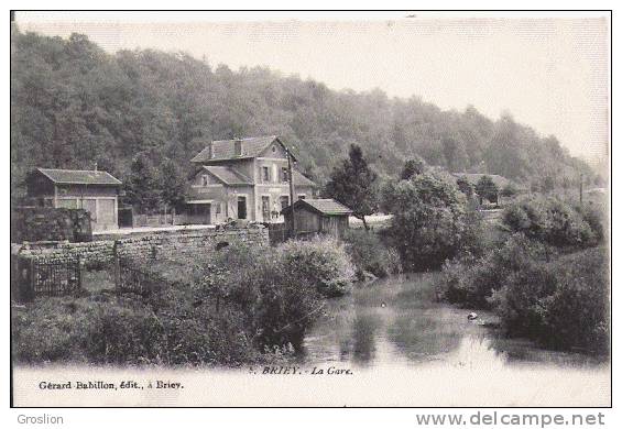 BRIEY 5 LA GARE 1905 - Briey