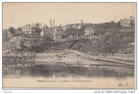 PLOÜER - Port Saint-Hubert 1903 - Plouër-sur-Rance