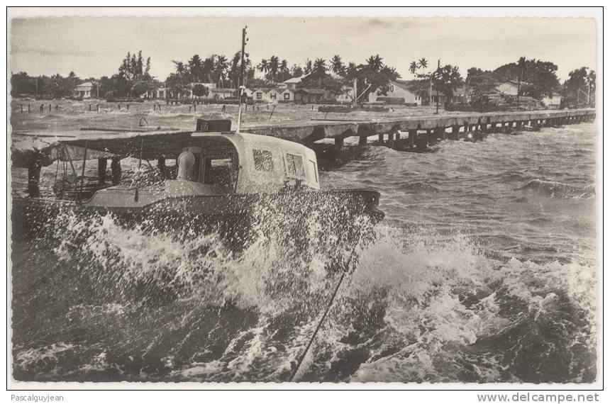 CARTE PHOTO GABON PORT GENTIL - TORNADE SECHE - Gabón