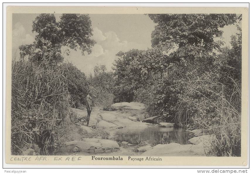 CPA CENTRAFRIQUE - FOUROUMBALA - PAYSAGE AFRICAIN - Centrafricaine (République)