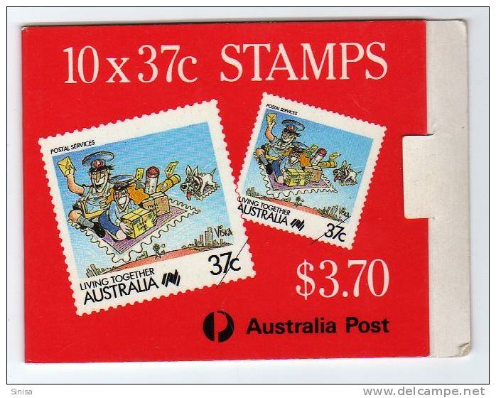 Australia / Booklets / 10 Stamps With `Living Together` - Booklets