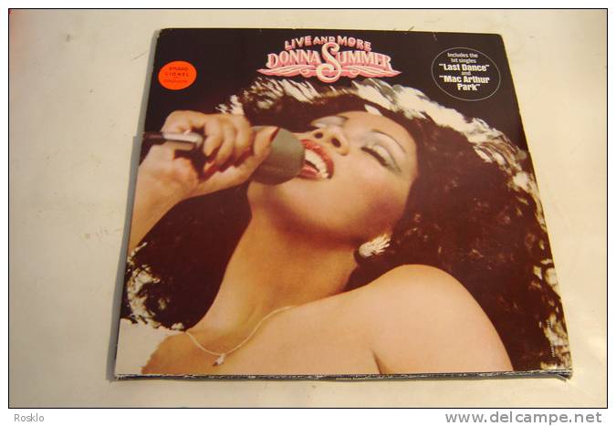 DISQUE LP 33T D ORIGINE / LIVE AND MORE  DONNA SUMMER DOUBLE ALBUM / WEA 660140 - Disco, Pop