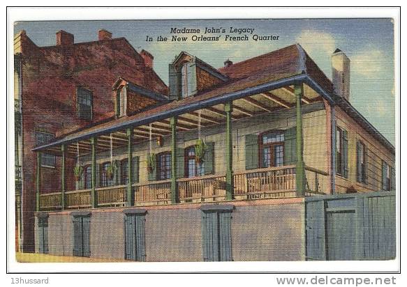 Carte Postale Ancienne New Orleans - Madame John's Legacy. 632 Dumaine Street, French Quarter - New Orleans