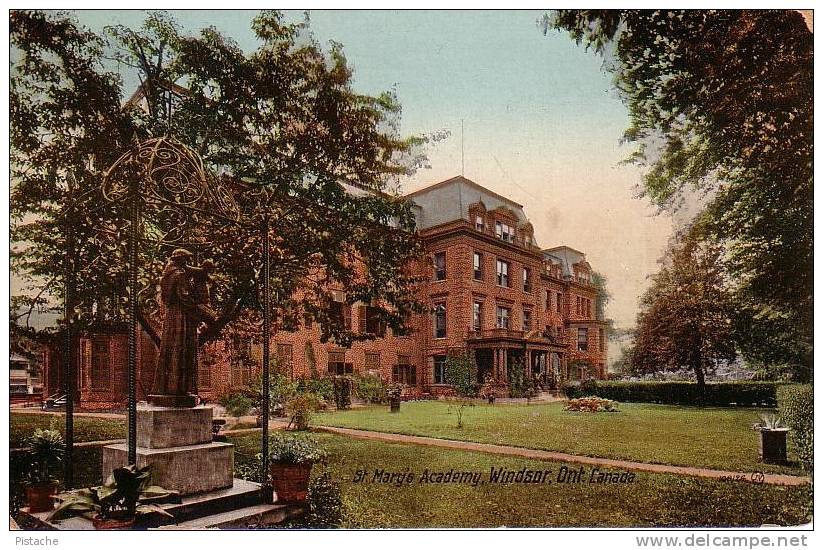 Windsor Ontario Canada - St. Mary's Academy - School College - Circulée 1915 - Voir 2 Scans - Windsor