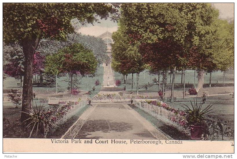 Peterborough Ontario Canada - Victoria Park & Court House - Non Circulée - Voir 2 Scans - Peterborough