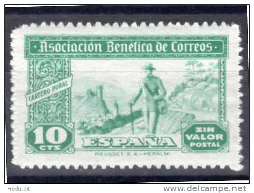 ESPAGNE - Timbre De Bienfaisance N°55** - Charity