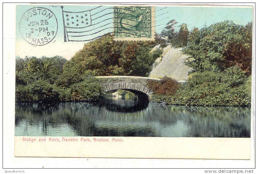 16108 Bridge And Rock , Franklin Park, Boston Mass . Mason Bros . 9 - Boston