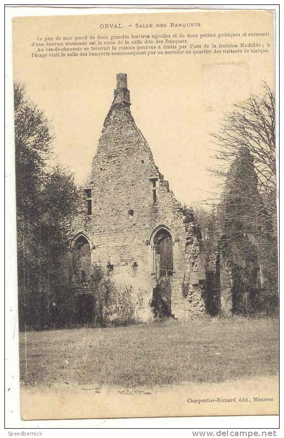 16093 Ruines De L' ABBAYE D´ORVAL Salle Des Banquets . Charpentier Richard - Florenville