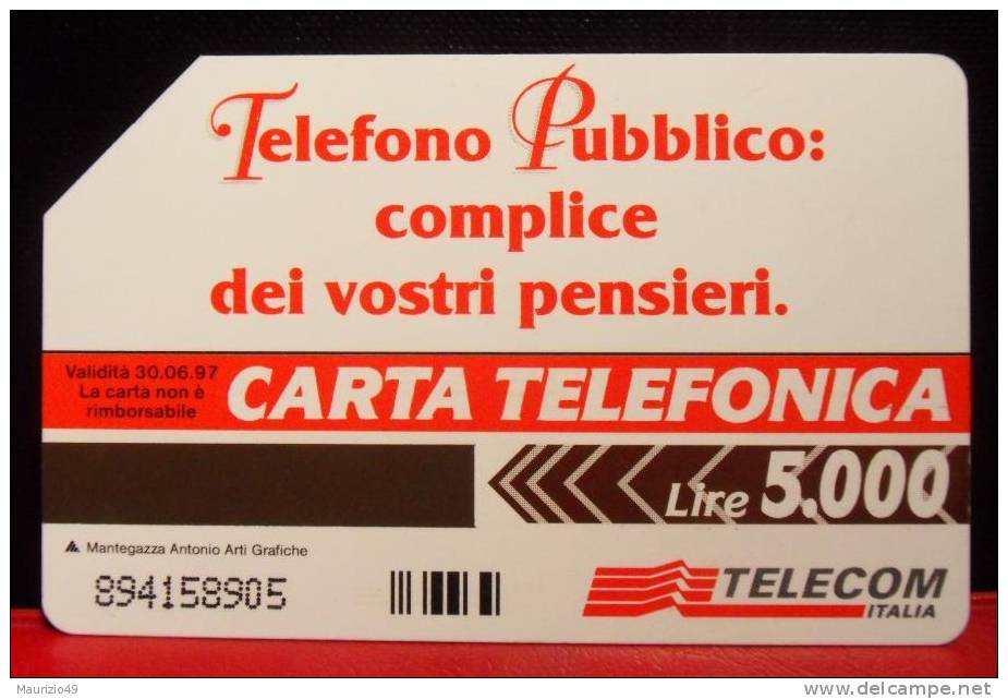 Nr 477 Telefono Pubblico - Pubbliche Figurate - Publiques Figurées Ordinaires