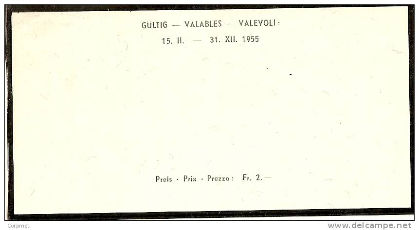 SWITZERLAND - 1955 Souvenir Sheet LAUSANNE 1955 - Yvert # 15 - Zumstein # 35 - MINT (NH) - Blocks & Sheetlets & Panes