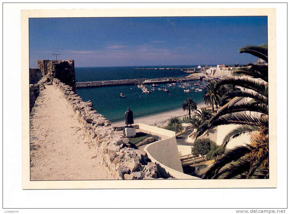 Portugal Cor 4761 – SINES - VISTA PARCIAL CASTELO PRAIA E PORTO DE PESCA - Beja