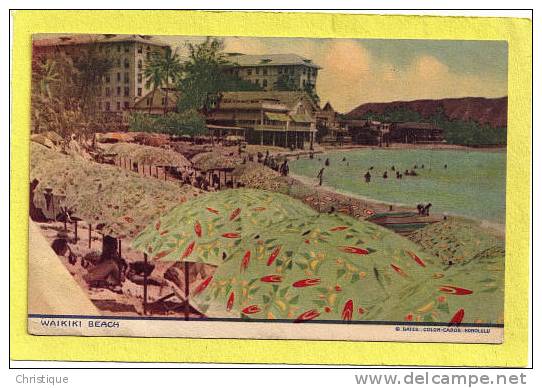 Waikiki Beach, Honolulu. 1938 - Honolulu