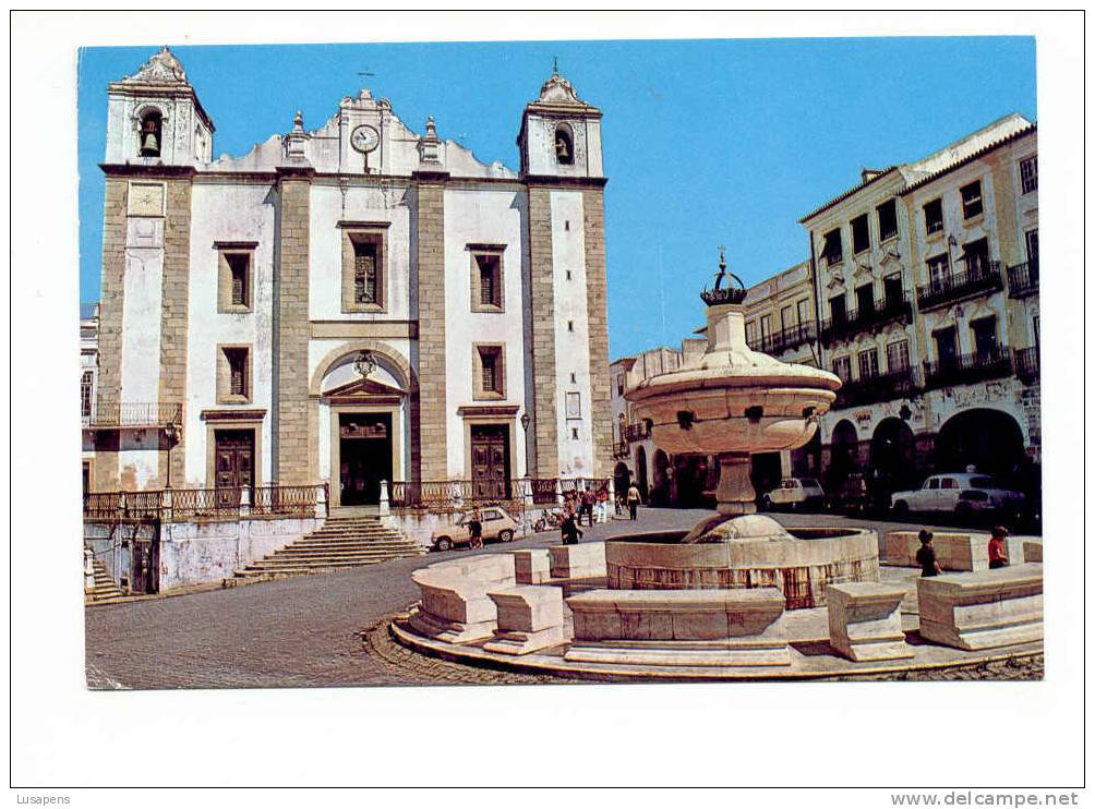 Portugal Cor 4793 – ÉVORA - PRAÇA DAO GERALDO E IGREJA DE SANTO ANTÃO - Evora