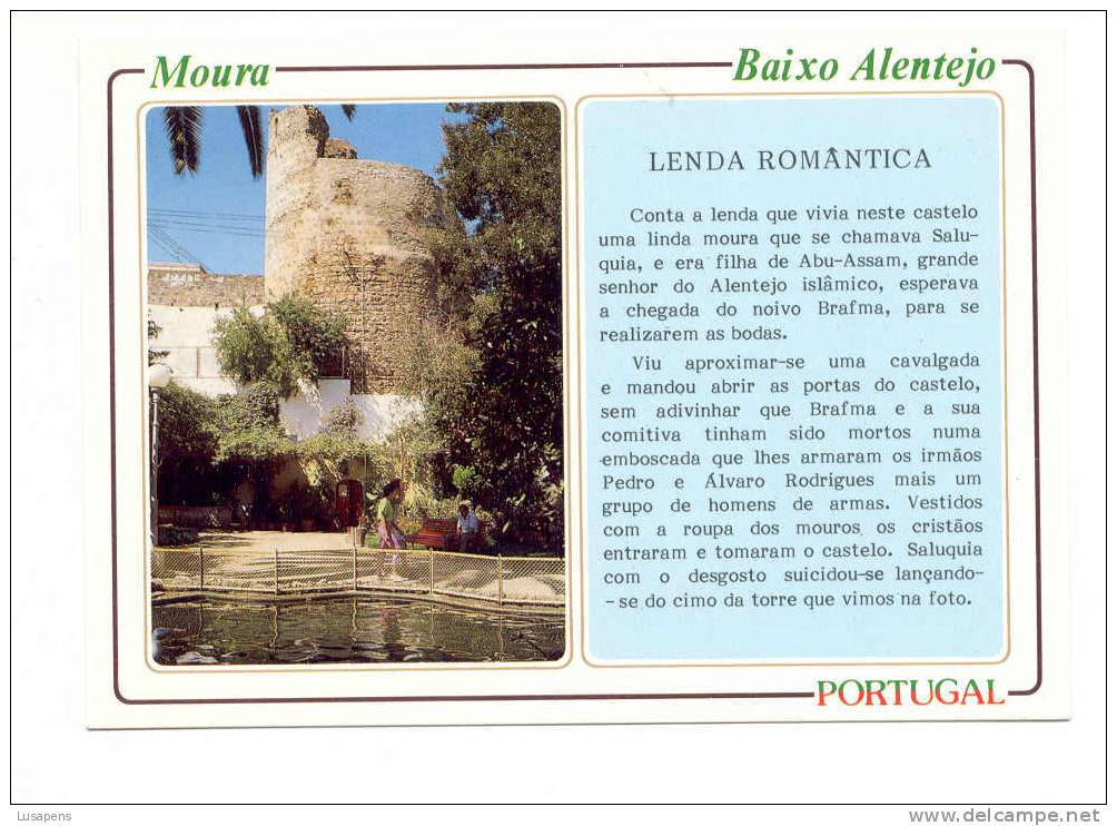 Portugal Cor 4802 – MOURA - CASTELO E LENDA - Beja