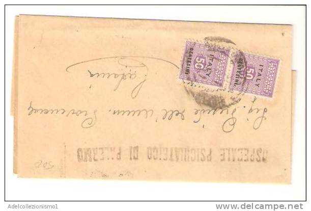 2483) Lettera Con 2x50c. Occupazione Americana Da Palermo A Catania Il 16-10-1943 - Occ. Anglo-américaine: Sicile