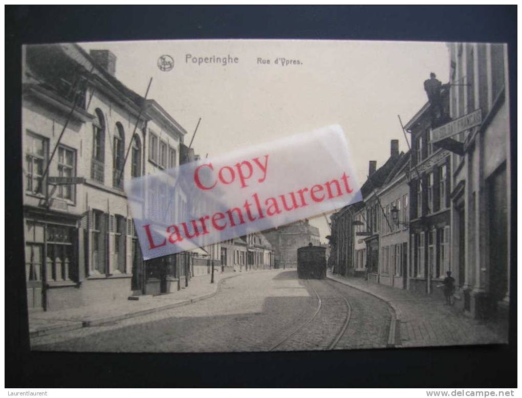 POPERNGHE - Rue D'Ypres - Tram - Poperinge