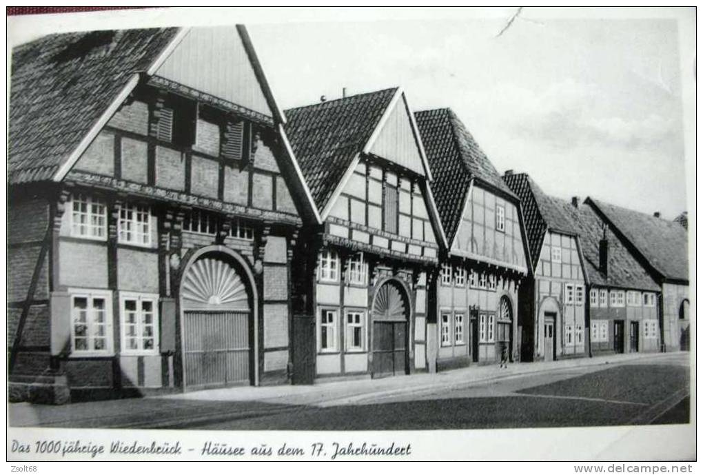 GERMANY / WIEDENBRÜCK ( RHEDA )  -   HOUSES  FROM  XVII TH  CENTURY - Rheda-Wiedenbrueck