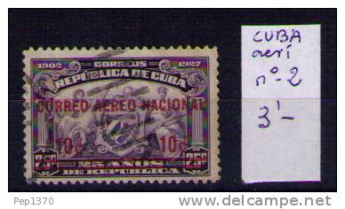 CUBA -  Yvert Aereo Nº 2 - USADO - Airmail