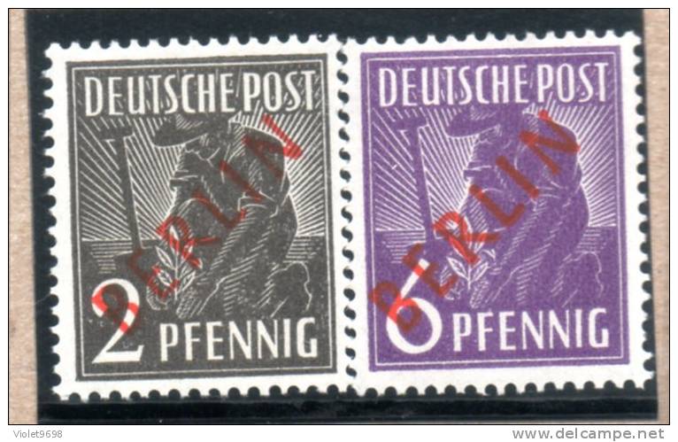 Allemagne Berlin : TP N° 1/2 B ** - Unused Stamps