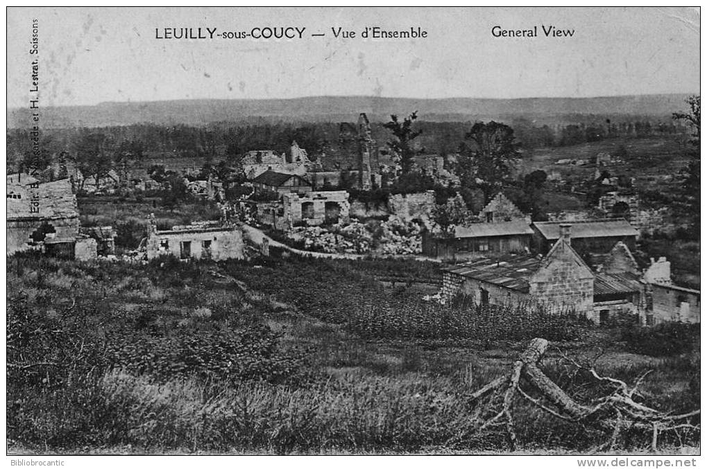 D02 - LEUILLY-sous-COUCY - BELLE VUE D´ENSEMBLE - Autres & Non Classés