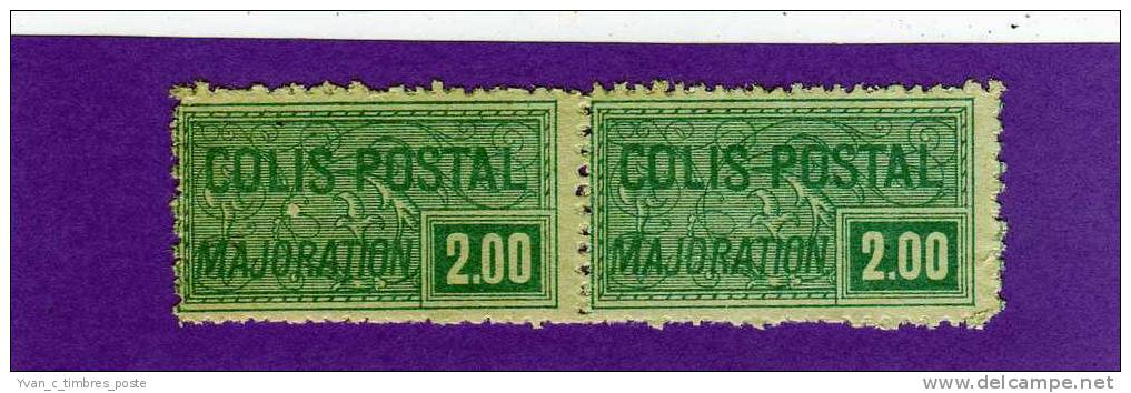 FRANCE TIMBRE COLIS POSTAUX N° 79 NEUF PAIRE HORIZONTALE - Mint/Hinged