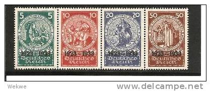 DSP094bREICH -  DEUTSCHES / Nothilfe 1933, Streifen, Mi.Nr. 508-11** - Ungebraucht