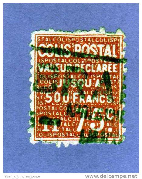 FRANCE TIMBRE COLIS POSTAUX N° 98 OBLITERE - Gebraucht