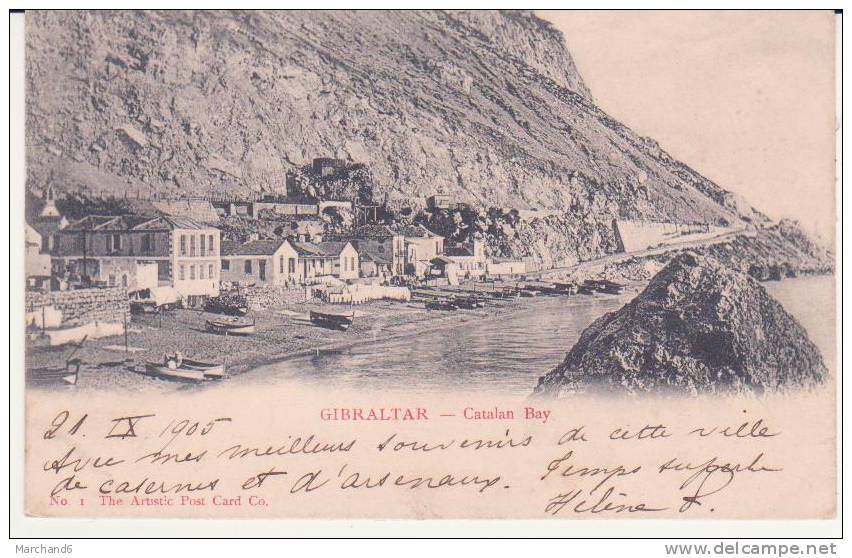 GIBRALTAR.CATALAN BAY  Editeur Artistic - Gibilterra