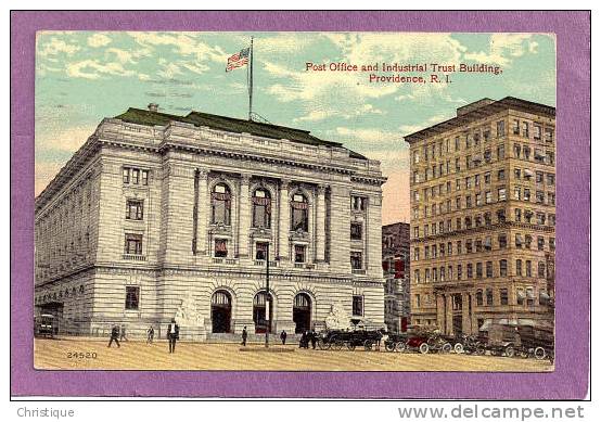 Post Office And Industrial Trust Building, Providence, RI.  1919 - Providence