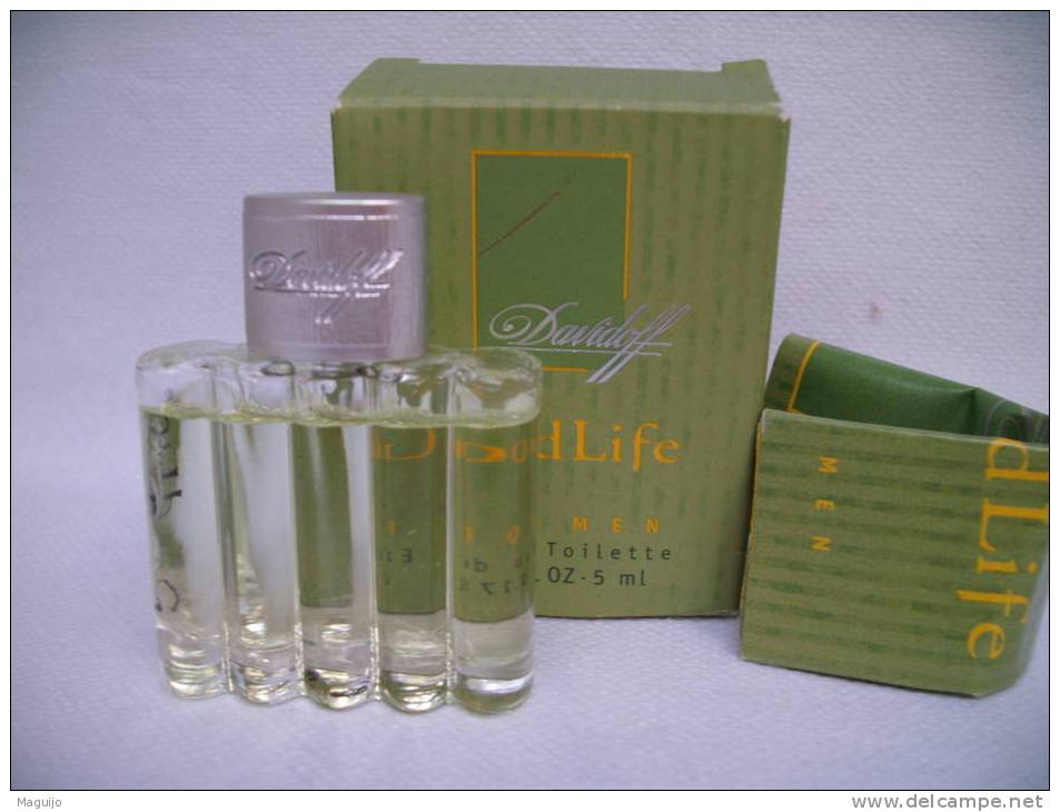 DAVIDOFF " GOOD LIFE " FOR MEN MINI EDT 5 ML  LIRE !! - Miniatures Men's Fragrances (in Box)