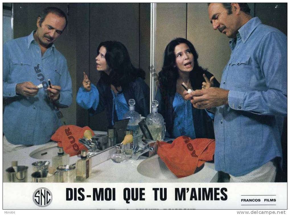 8 PHOTOS du FILM DIS-MOI QUE TU M´AIMES-ACTEURS M.DARC-M-J. NAT.J-P MARIELLE-D CECCALDI-G DESCRIERES-G FONTANE