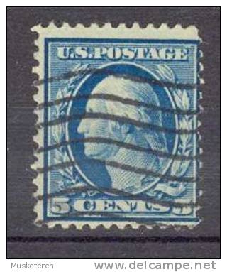 United States 1911 Mi. 182 XA  5 C George Washington W. Wmk II Perf. 12 - Oblitérés