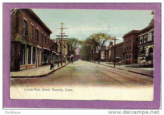 Main Street, Ansonia, CT. 1912 - Sonstige & Ohne Zuordnung