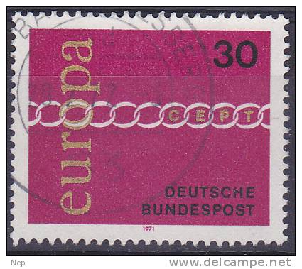 EUROPA - CEPT - Michel - 1971 - DUITSLAND - Nr 676 - Gest/Obl/Us - 1971